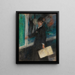 La Modiste - Pierre-Auguste Renoir — gerahmtes Bild an der Wand