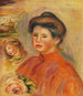 Köpfe von Frauen Gabrielle - Pierre-Auguste Renoir — Ansicht des Kunstwerks
