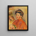 Köpfe von Frauen Gabrielle - Pierre-Auguste Renoir — gerahmtes Bild an der Wand
