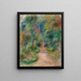 Zwei Figuren auf einem Weg Zwei Figuren auf einem Weg - Pierre-Auguste Renoir — gerahmtes Bild an der Wand