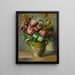 Vase der Pfingstrosen - Pierre-Auguste Renoir — gerahmtes Bild an der Wand