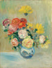 Vase von Rosen und Dahlien - Pierre-Auguste Renoir — Ansicht des Kunstwerks