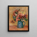 Vase of Flowers Vase de fleurs - Pierre-Auguste Renoir — gerahmtes Bild an der Wand