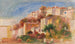 Vue du Jardin de la Poste, Village de Cagnes - Pierre-Auguste Renoir — Ansicht des Kunstwerks