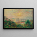 Vue de Montmartre - Pierre-Auguste Renoir — gerahmtes Bild an der Wand