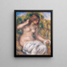 Frau im Frühling - Pierre-Auguste Renoir — gerahmtes Bild an der Wand