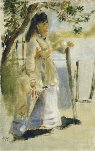 PierreAuguste Renoir - Woman by a Fence.webp