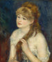 Junge Frau flechtet ihre Haare - Pierre-Auguste Renoir — Ansicht des Kunstwerks
