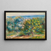 Skizze einer Landschaft aus dem Süden - Pierre-Auguste Renoir — gerahmtes Bild an der Wand