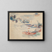 Studien der Boote - Pierre-Auguste Renoir — gerahmtes Bild an der Wand