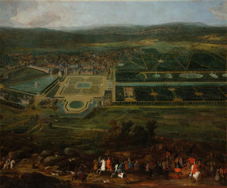 PierreDenis Martin - View of the Chteau de Fontainebleau.webp