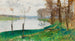 Ufer der Seine, Veneux-les-Sablons - Pierre-Eugène Montzin — Ansicht des Kunstwerks