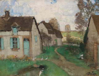 PierreEugne Montzin - Chaumires aux fentres et volets tourquoises.webp