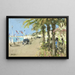 La Promenade des Anglais à Nice - Pierre-Eugène Montzin — gerahmtes Bild an der Wand