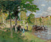 Péniches à Saint-Mammes - Pierre-Eugène Montzin — Ansicht des Kunstwerks