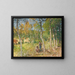 Landbild - Pierre-Eugène Montzin — gerahmtes Bild an der Wand