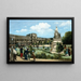 Die Ruinen des Tuileries-Palasts nach dem Brand von 1871 - Pierre-François Marang — gerahmtes Bild an der Wand