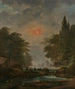 Klassische Landschaft mit Wasserfall - Pierre - Henri de Valenciennes — Ansicht des Kunstwerks
