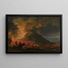 Eruption du Vésuve - Pierre-Jacques Volaire — gerahmtes Bild an der Wand