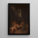 La Mise au tombeau - Pierre-Nicolas Brisset — gerahmtes Bild an der Wand
