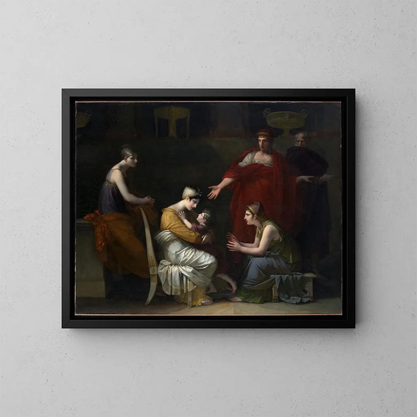 Andromaque und Astyanax - Pierre-Paul Prud'hon — gerahmtes Bild an der Wand