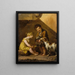 Welpen - Pierre-Paul Prud'hon — gerahmtes Bild an der Wand