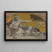 Studie für den Tympan zu Ehren von Cicero - Pierre-Victor Galland — gerahmtes Bild an der Wand