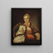 Portrait einer Frau - Pierre Allais — gerahmtes Bild an der Wand