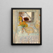 Friseurin und Spiegel - Pierre Bonnard — gerahmtes Bild an der Wand