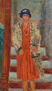 Die rote Robe - Pierre Bonnard — Ansicht des Kunstwerks