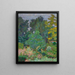 Der Garten von Vernon - Pierre Bonnard — gerahmtes Bild an der Wand