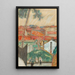 Die Dächer - Pierre Bonnard — gerahmtes Bild an der Wand