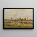 Landschaft bei Amiens - Pierre Emmanuel Damoye — gerahmtes Bild an der Wand