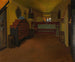 Die Schlafzimmer von Victor Hugo in Hauteville House - Pierre Georges Jeanniot — Ansicht des Kunstwerks