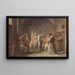 Jeanne d'Arc in Rouen gefangengehalten - Pierre Henri Révoil — gerahmtes Bild an der Wand