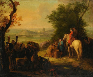 Pierre Lenfant - Resting of the troups during a military siege.webp