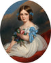 Portrait de Marie Barthélemy 1838 1858 - Pierre Louis Alexandre Abel Terral — Ansicht des Kunstwerks