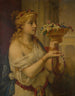 Junge Frau mit Blumen - Pierre Olivier Joseph Coomans — Ansicht des Kunstwerks