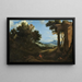 Landschaft mit antiken Ruinen - Pierre Patel der Ältere — gerahmtes Bild an der Wand
