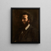 Selbstporträt - Pierre Puvis de Chavannes — gerahmtes Bild an der Wand