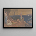 Sanfte Ländliche Erde angenehm - Pierre Puvis de Chavannes — gerahmtes Bild an der Wand