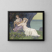 In den Heide - Pierre Puvis de Chavannes — gerahmtes Bild an der Wand