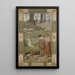 Sainte Geneviève Kind im Gebet - Pierre Puvis de Chavannes — gerahmtes Bild an der Wand