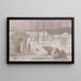 Winter - Pierre Puvis de Chavannes — gerahmtes Bild an der Wand
