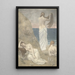 Junge Mädchen am Meer - Pierre Puvis de Chavannes — gerahmtes Bild an der Wand