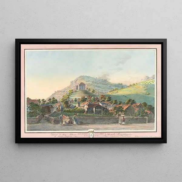 Pierre Samuel Louis Joyeux - Le Hameau de Clarens du ct du Lac.webp