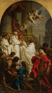 La Messe de Saint Basile - Pierre Subleyras — Ansicht des Kunstwerks