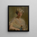 Portrait einer Frau - Pierre Troubetzkoy — gerahmtes Bild an der Wand