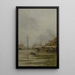 Das Becken des Arsenal - Pierre Vauthier — gerahmtes Bild an der Wand