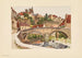 Ein alter Brücke in Semur - Pierre Vignal — Ansicht des Kunstwerks